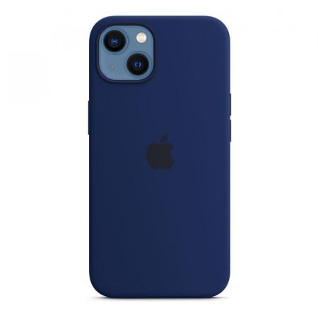 Чехол Silicone Case MagSafe для Apple iPhone 13 Темно-синий