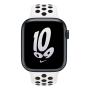Apple Watch Nike Series 8, 45 мм корпус из алюминия цвета «Midnight», ремешок Nike Sport Band размера S/M цвета «Summit White/Black»