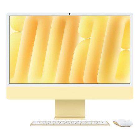 Apple iMac 24" (M4 10C CPU, 10C GPU, 2024) Retina 4,5K, 24Gb, 512Gb SSD (MD2P4) Yellow, желтый