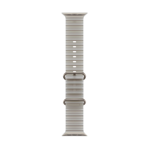 Apple Watch Ultra 4, 49 мм корпус из титана цвета «Natural», ремешок Ocean Band цвета «Translucent Gray»