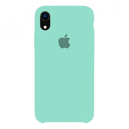 Чехол Silicone Case для Apple iPhone XR Mint, мятный