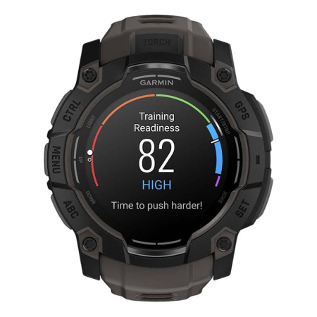 Часы Garmin INSTINCT 3 AMOLED 50мм Black, черный с угольно-черным ремешком
