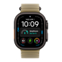 Apple Watch Ultra 4, 49 мм корпус из титана цвета «Black», ремешок Ocean Band цвета «Translucent Kelp»