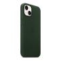 Чехол Leather Case MagSafe для Apple iPhone 13, кожа, «зелёная секвойя»