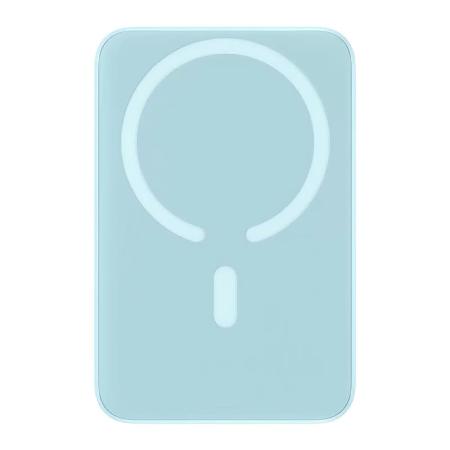 Внешний аккумулятор Baseus 10000mAh Magnetic Wireless Charging Power Bank 20W (PPCXM10) Голубой