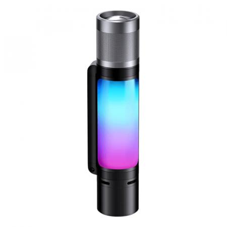 Фонарик Xiaomi NexTool Natuo Outdoor 12в1 Thunder Music Flashlight - фонарь, повербанк, колонка, цветомузыка (NE20161) Черный