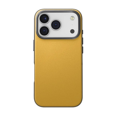 Чехол для iPhone 17 Pro с MagSafe 6.3" UNIQ DS LYDEN (IP6.3P(2025)-LDSCYELFGRY) Желто-серый