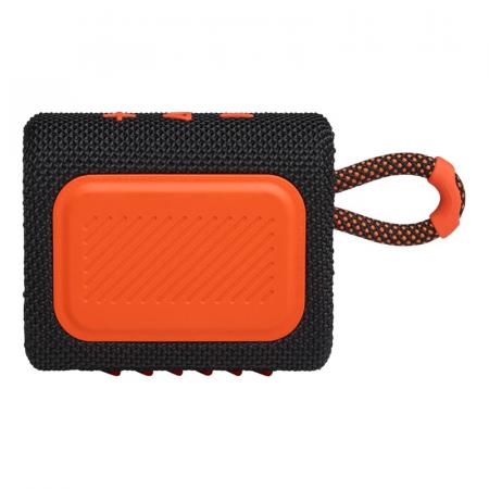 Портативная колонка JBL Go 3 Black/Orange, черно-оранжевый