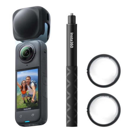 Экшн-камера Insta 360 X4 Get-Set Bundle Black, черный