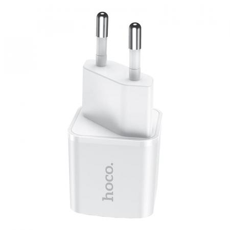 Зарядное устройство hoco. Starter USB Type-C 20Вт (N10) Белый
