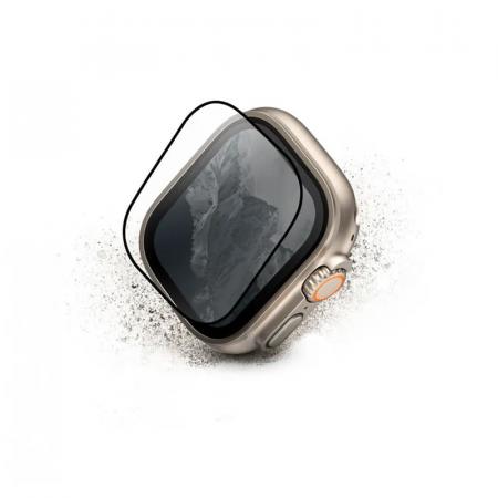 Защитное стекло для Apple Watch Ultra 49 мм UNIQ OPTIX Vivid + installer (49MM-VIVIDCLEAR) Глянцевое